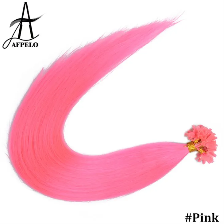 U Tip színes hajhosszabbítás